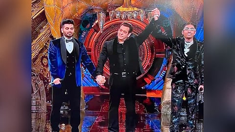 Shiv Thakare, Salman Khan and Rapper MC Stan