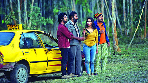 A still from the sets of Kaadhalika Yaarumillai