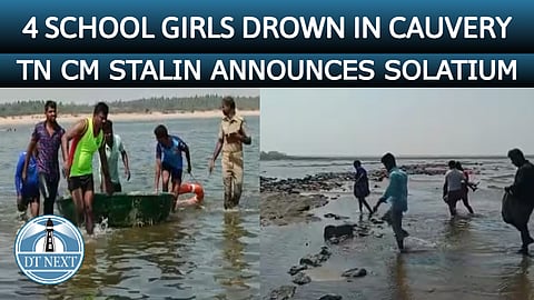 4 school girls drown in Cauvery river
