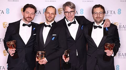 "All Quiet on the Western Front" was the big winner at the British Academy Film Awards on Sunday
