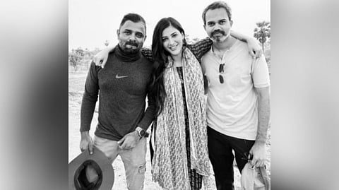 Shruti Haasan with director Prashant Neel