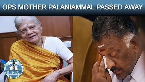 OPS mother Palaniammal passed away