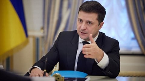 Ukrainian President Volodymyr Zelensky