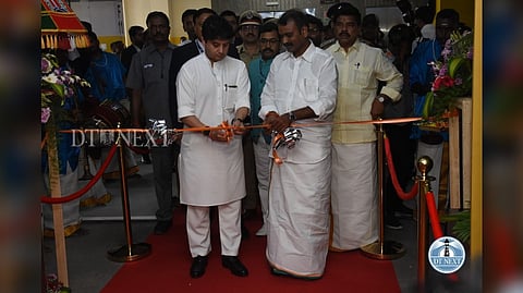 Union Minister of Civil Aviation, Jyotiraditya Scindia & Minister of State for Animal Husbandry, Dairying & Fisheries L Murugan inaugurated the multi-level car parking building at Chennai airport.