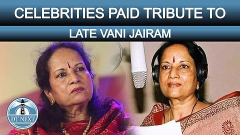 Celebrities Paid tribute to late Vani Jairam