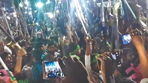 Old video edited with song to target Muslims