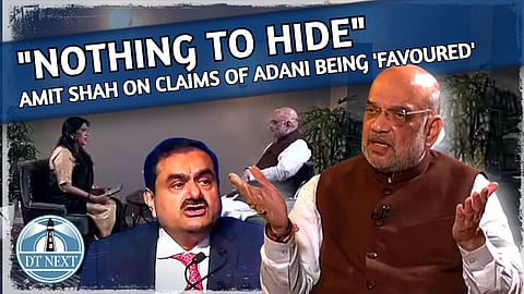 Nothing to hide: HM Amit Shah on 'Adani' Issue