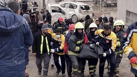 Rescuers are using at least 10 ships and 54 aircraft to transport the wounded and help with search operations