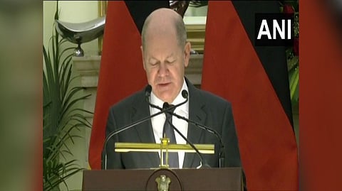 German Chancellor Olaf Scholz