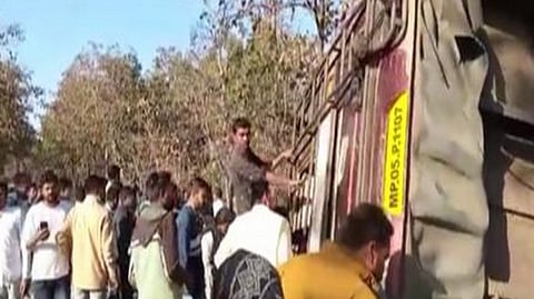 Bus accident in Madhya Pradesh's Sehore