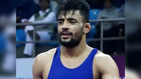 Indian greco-roman wrestler Ashu