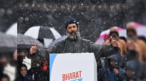 Rahul Gandhi in Srinagar during Bharat Jodo Yatra