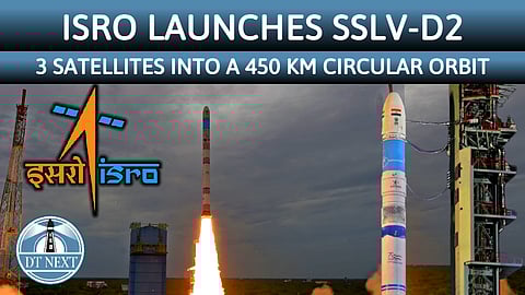 ISRO launches SSLV-D2 at Sriharikota