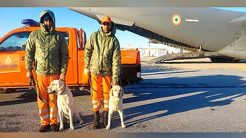 NDRF personnel and a dog squad to depart for earth-quake hit Turkey to carry out rescue and relief operations