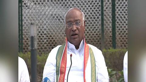 Congress president Mallikarjun Kharge