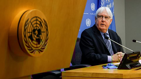 UN aid chief Martin Griffiths
