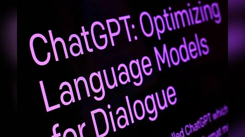 Text from the ChatGPT