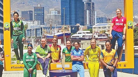 Captains of the Women?s T20 World Cup participating teams