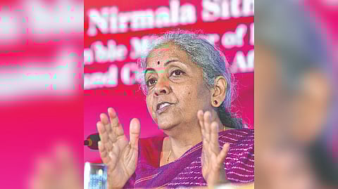 Finance minister Nirmala Sitharaman