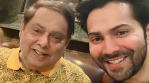 Varun Dhawan with David Dhawan