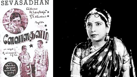 (Left- Right): Premchand?s Sevasadhan;
TP Rajalakshmi