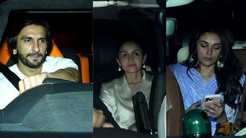 Ranveer Singh; Alia Bhatt;  Aditi Rao Hydari