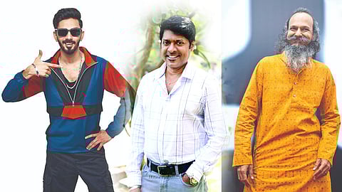 (L) Anirudh, Magizh Thirumeni & Nirav Shah