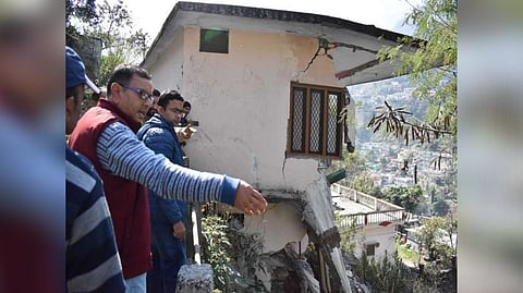 Chamoli district Himanshu Khurana during inspection