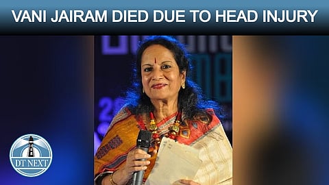 Vani Jairam died due to head injury