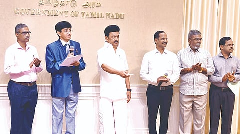 CM MK Stalin inaugurates 106 modern paddy storage facilities across the state
through video conferencing on Saturday