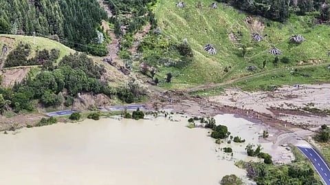 Napier and Wairoa is washed out by flood water