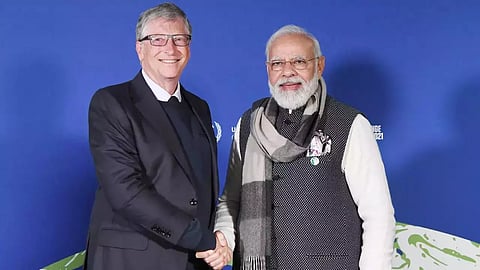 Bills Gates and PM Modi