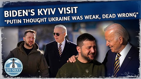 Biden's Kyiv visit: "Putin thought Ukraine was weak, dead wrong"
