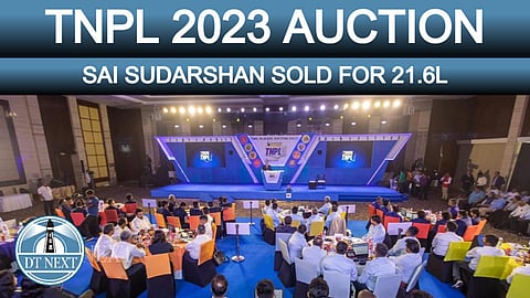 TNPL 2023 Auction: Sai Sudarshan sold for 21.6L