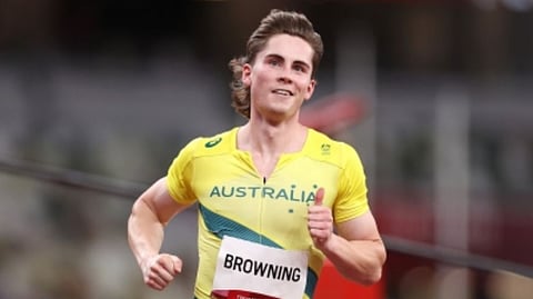 Australian sprinter Rohan Browning