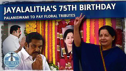Jayalalithaa's birth anniversary: EPS pays tribute