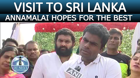 Visit to Sri Lanka : Annamalai hopes for the best