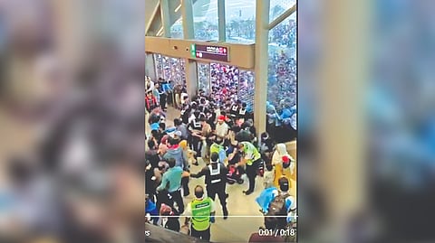 Screen grab from the video