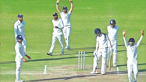 Karnataka registers innings win to enter semi-finals