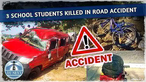 3 school students killed in a road accident
