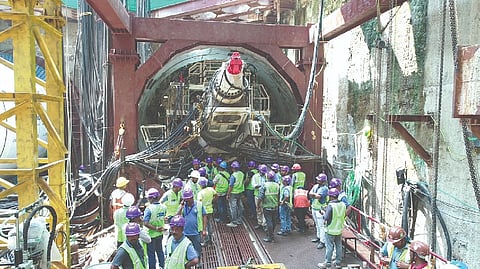 Tunnel Boring Machine Kaveri at Greenways Road