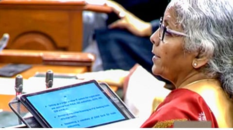 Finance Minister Nirmala Sitharaman