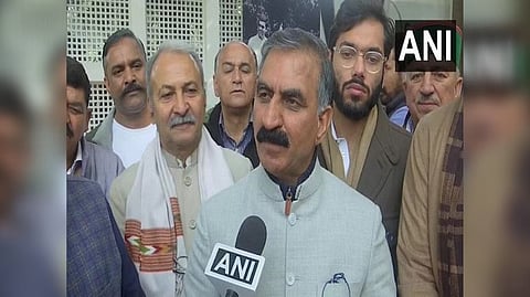 Himachal Pradesh Chief Minister Sukhvinder Singh Sukhu