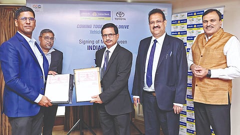 Indian Bank has tied up with Toyota Kirloskar Motor
