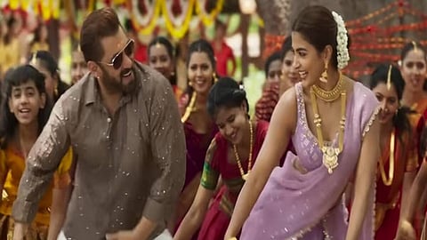 Actor Salman Khan and Pooja Hegde