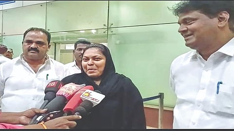 Sujatha Jasmine of Tiruvottiyur went to Oman in May 2022 for housekeeping work with the help of a few agents.