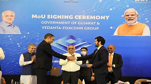 Vedanta and Foxconn in September last year signed a Memorandum of Understanding