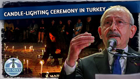 Turks light candles to mourn earthquake victims