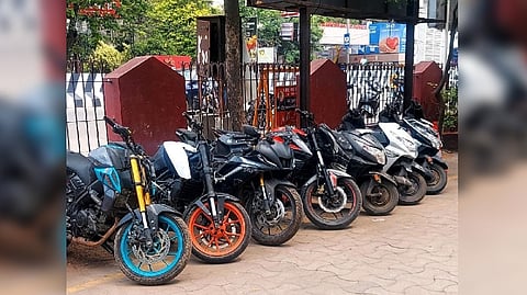 Seized bikes