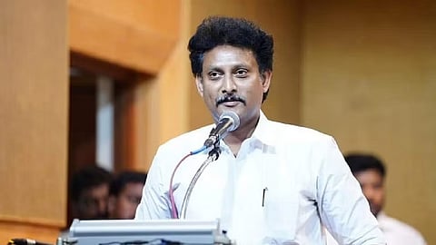 School Education Minister Anbil Mahesh Poyyamozhi